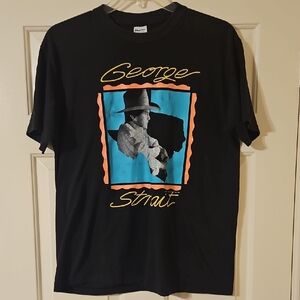 George Strait "Chill of an Early Fall" Tour T-shirt Black